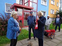 Bild: Mit Jutta Krauth auf Ost-Tour