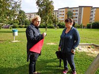 Bild: Mit Jutta Krauth auf Ost-Tour