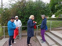 Bild: Mit Jutta Krauth auf Ost-Tour