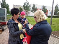 Bild: Mit Jutta Krauth auf Ost-Tour