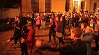 Bild: Jazz-Attack auf dem Hof der Jugendkunstschule Nordhausen