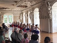 Radevas Eleven im Riesensaal in Sondershausen Bild: Radevas Eleven im Riesensaal in Sondershausen