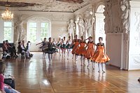 Radevas Eleven im Riesensaal in Sondershausen Bild: Radevas Eleven im Riesensaal in Sondershausen