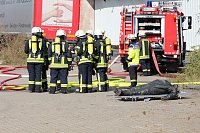 Bild: Feuerwehren der Gemeinde Werther probten Ernstfall