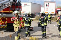 Bild: Feuerwehren der Gemeinde Werther probten Ernstfall