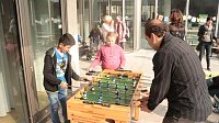 Bild: Spurensicherung in der Stadtbibliothek