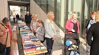 Bild: Spurensicherung in der Stadtbibliothek