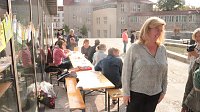Bild: Spurensicherung in der Stadtbibliothek