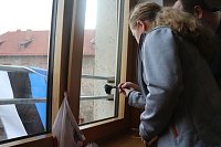 Bild: Spurensicherung in der Stadtbibliothek