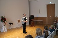 Bild: Spurensicherung in der Stadtbibliothek