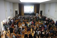 Bild: Spuren hinterlassen - mit fast 200 Studierenden war der Andrang so gro&szlig; wie noch nie