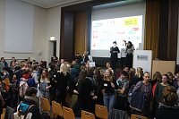 Bild: Spuren hinterlassen - mit fast 200 Studierenden war der Andrang so gro&szlig; wie noch nie