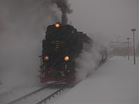 Bild: Abfahrt im Schneetreiben