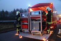 Gefahrgutzug des Landkreises im Einsatz Bild: Gefahrgutzug des Landkreises im Einsatz