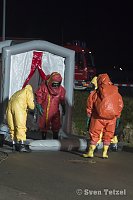 Gefahrgutzug des Landkreises im Einsatz Bild: Gefahrgutzug des Landkreises im Einsatz