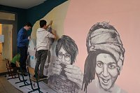 Selfiekunst die bleibt - Kunstaktion an der Käthe-Kollwitz-Regelschule Nordhausen Bild: Selfiekunst die bleibt - Kunstaktion an der Käthe-Kollwitz-Regelschule Nordhausen