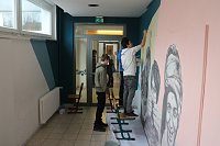 Selfiekunst die bleibt - Kunstaktion an der Käthe-Kollwitz-Regelschule Nordhausen Bild: Selfiekunst die bleibt - Kunstaktion an der Käthe-Kollwitz-Regelschule Nordhausen