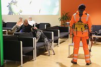 Rettungshundestaffel im Einsatz am Südharz-Klinikum Bild: Rettungshundestaffel im Einsatz am Südharz-Klinikum