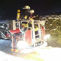 Bild: Gemeinsamer Einsatz der Hohnsteiner Feuerwehren
