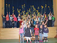 Bild: Sonnenblumen im Winter
