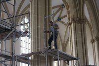 Bild: Sanierungsarbeiten im Dom zum Heiligen Kreuz