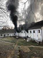 Bild: Lagerhallenbrand in Kleinfurra