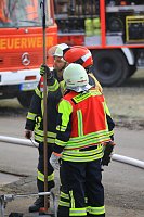 Bild: Lagerhallenbrand in Kleinfurra
