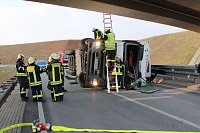 Bild: Brummi umgekippt