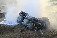 Unfall auf der A 38 Bild: Unfall auf der A 38