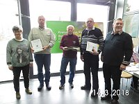 Bild: Besuch beim mdr: Ausgezeichnet wurde hier Willi Kenzke, Emil Widrich und Johannes Bellmann