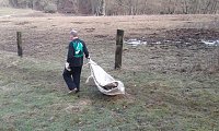 Bild: Mahd im Moor, BUND Nordhausen im Einsatz