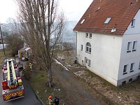 Brand in leerstehendem Wohnhaus Bild: Brand in leerstehendem Wohnhaus