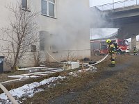 Brand in leerstehendem Wohnhaus Bild: Brand in leerstehendem Wohnhaus