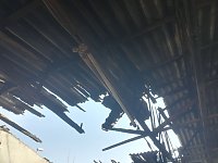 Bild: Feuer auf dem Gel&auml;nde des ehemaligen Schlachthofes. Hier brannte vor Monaten bereits ein Wohnwagen.
