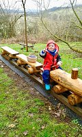 Bild: Ostereiersuche im Ilfelder Ahornpark