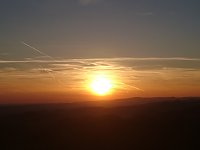 Bild: Die Sonne &uuml;ber dem S&uuml;dharz sagt tsch&uuml;ss