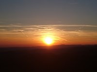 Bild: Die Sonne &uuml;ber dem S&uuml;dharz sagt tsch&uuml;ss
