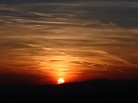 Bild: Die Sonne &uuml;ber dem S&uuml;dharz sagt tsch&uuml;ss