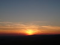 Bild: Die Sonne &uuml;ber dem S&uuml;dharz sagt tsch&uuml;ss