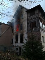Bild: Feuer im ehemaligen Sanatorium