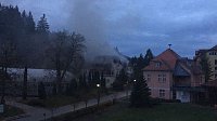 Bild: Feuer im ehemaligen Sanatorium