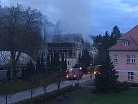 Bild: Feuer im ehemaligen Sanatorium