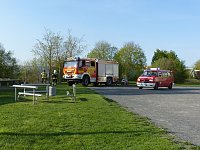 Grasnarbe hatte Feuer gefangen Bild: Grasnarbe hatte Feuer gefangen