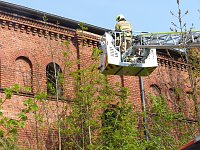 Brand auf Gaswerk-Gelände Bild: Brand auf Gaswerk-Gelände