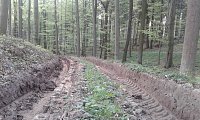 Bei Fronderode: Vermüllt und zerfahren Bild: Bei Fronderode: Vermüllt und zerfahren