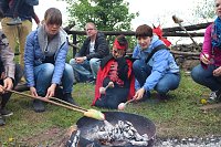 Bild: KInderwalpurgis auf der Ebersburg