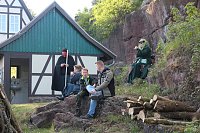 Bild: Walpurgis auf der Burgruine Hohnstein