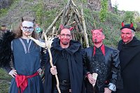 Bild: Walpurgis auf der Burgruine Hohnstein