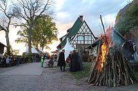 Bild: Walpurgis auf der Burgruine Hohnstein