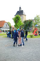 Maibaumsetzen in Wolkramshausen Bild: Maibaumsetzen in Wolkramshausen